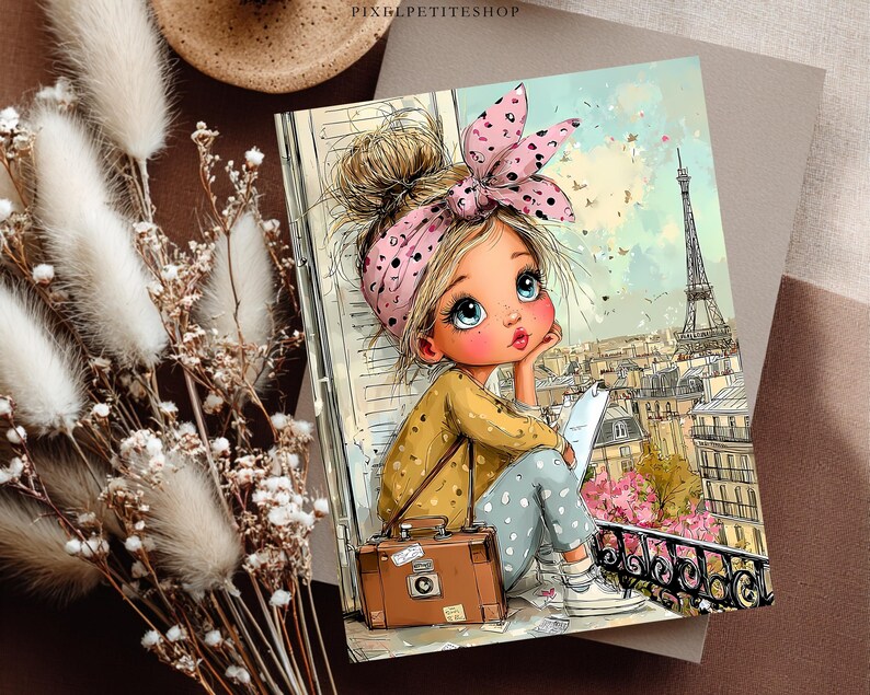 Stadsutforskare, Nomad Girl Digitala Sidor | Skräpjournal och Scrapbooking Ephemera (Digital Nedladdning) bild 16