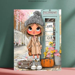 Stadsutforskare, Nomad Girl Digitala Sidor | Skräpjournal och Scrapbooking Ephemera (Digital Nedladdning) bild 12