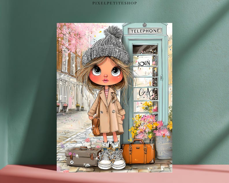 Stadsutforskare, Nomad Girl Digitala Sidor | Skräpjournal och Scrapbooking Ephemera (Digital Nedladdning) bild 12