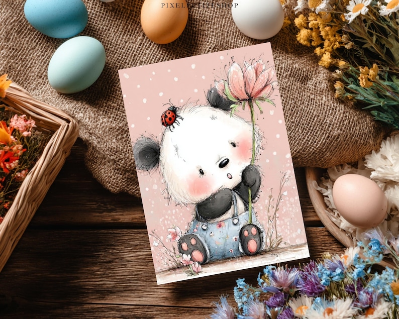 Nyckfulla digitala sidor med blommiga vänner | Utskrivbara skräpjournaler och scrapbooking (digital nedladdning) bild 4