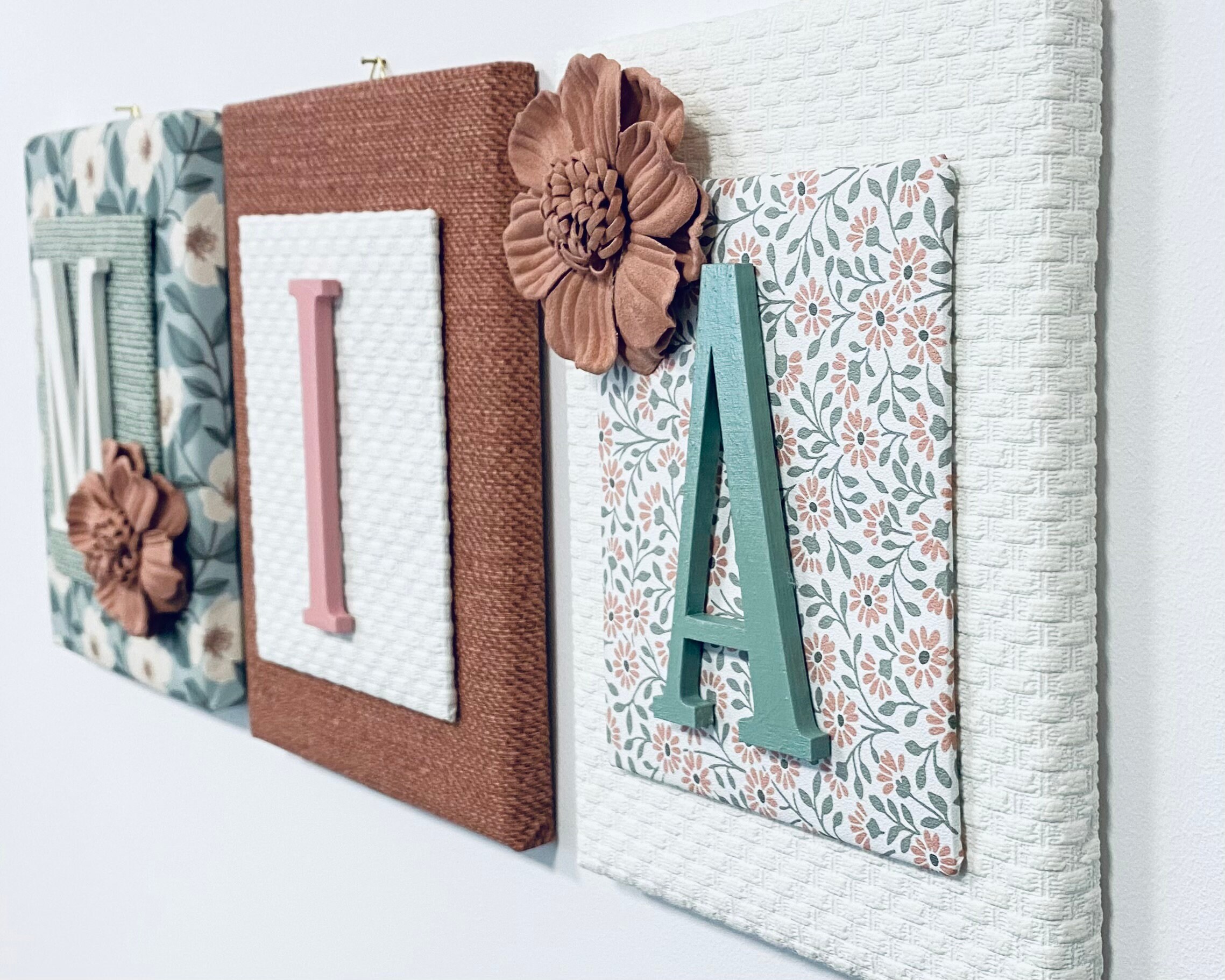 Baby Girl Name Nursery Decor Custom Wall Decor for Baby Name Signs for