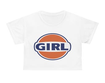 MÄDCHEN Pamela Anderson inspiriert Crop Tee (aop) Künstler Darstellung CROPPED TEE Tube Top