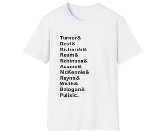 U S A World Cup Fußball-Team t-shirt Startaufstellung