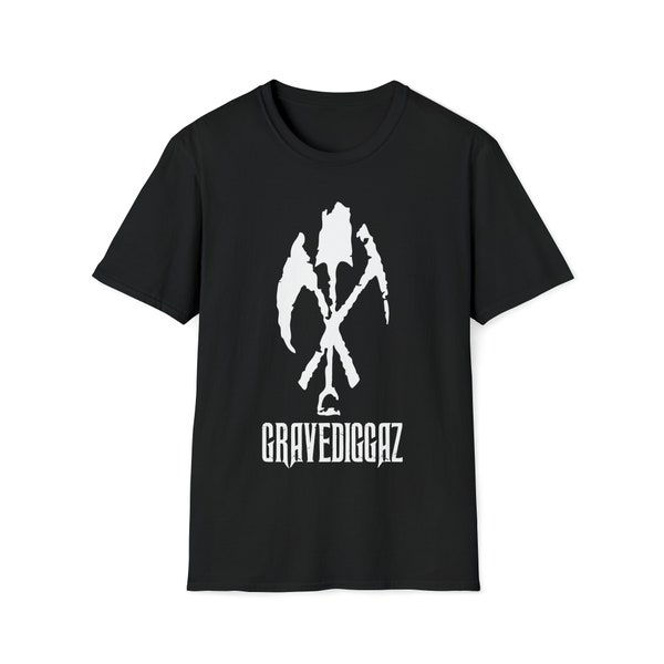 GRAVEDIGGAZ gildan soft style tshirt the pick sickle and the shovel RZA Prince Paul Frukwan Poetic Horrorcore Classic Rap graphic teewu