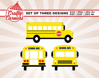 School Bus Svg, Bus svg, school svg, Back To School Svg, Layered School Bus Svg, Teacher Svg, kids svg, birthday svg, Cut Files For