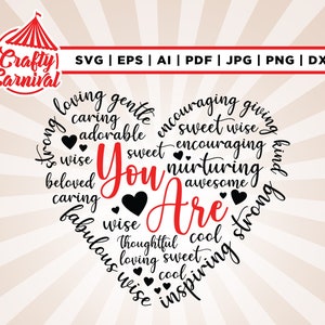 Tu sei Svg, Fiore Svg, Amore Svg, Cricut, Png, Svg, sublimazione, Premuroso Svg, Compagno di vita Svg, Amorevole Svg, Coppia Svg,