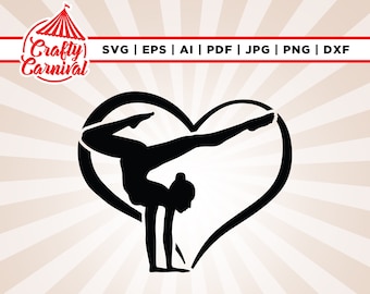 Gymnast Monogram SVG, Gymnastics Love SVG, Gymnastics SVG Design, Cricut, Png, Svg, sublimation, Gymnast, Silhouette, Cameo, Vinyl Cut