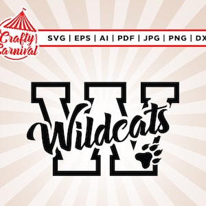 Wildcats SVG, Wildcats Football, Wildcats Baseball, Wildcats Soccer, Wildcats Basketball svg, Cut File, Cricut, Png, Svg, sublimation