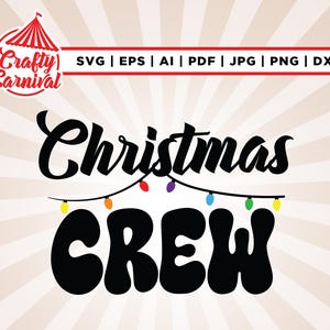 Equipe de Natal Svg, Feliz Natal Svg, Cricut, sublimação, Luzes de Natal Svg, Camiseta engraçada de Natal, Feliz e Brilhante Svg, Silhueta.