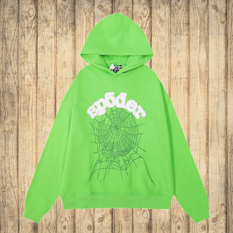 Sp5der 555555 Hoodies Spider Web Print Hoodies Oversized Hoodie Hip Hop ...