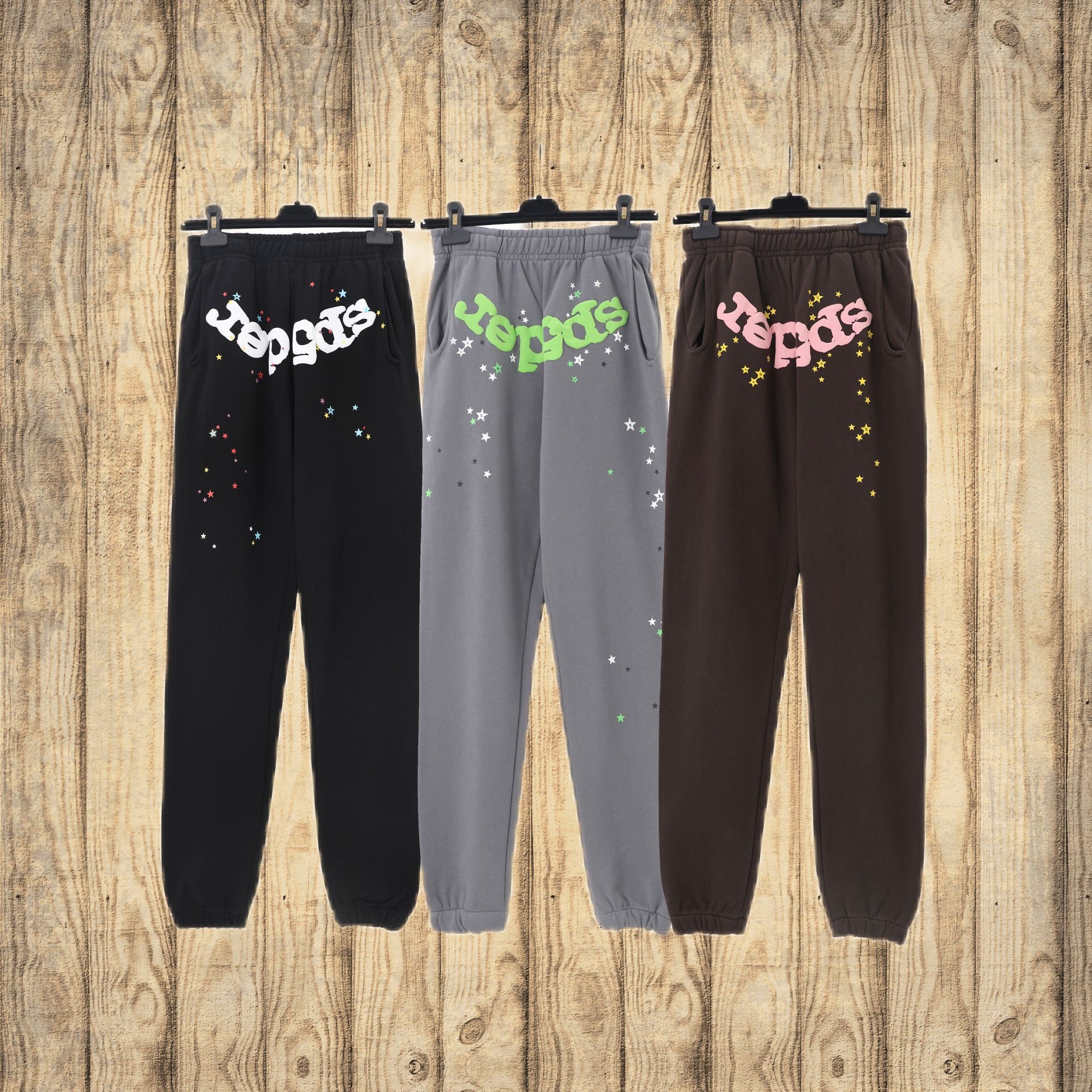 Sp5der 555555 Pants Spider Web Print Pants Oversized Trousers Hip Hop  Trousers Y2k Hoodie Unisex Sp5der Streetwear 