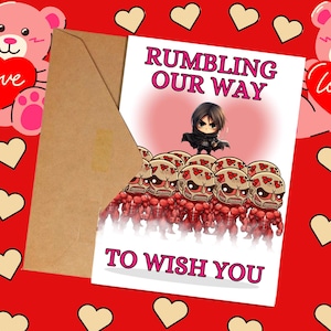 Una tarjeta de San Valentín/cumpleaños con mucho ruido (5 x 7")