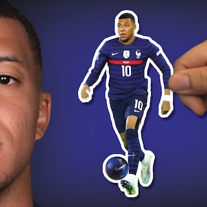 Kylian Mbappe Sticker Decal PSG France Vinyl Soccer For Car Truck Window Helmet