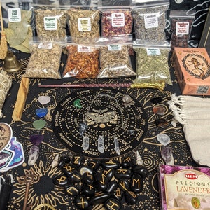 Witchcraft Gift Set Ritual Supplies Kit