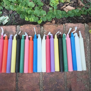 20 Candles 4&quot; Tall 1.5 Hours Burn Time, Smokeless and Dripless, Magic Ritual Supplies, Witchcraft, Wicca, Witch Supplies
