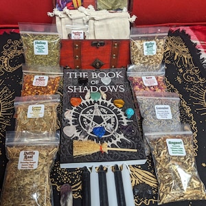 Witchcraft Giftbox Starter Kit For Aspiring Witches, Wiccan Magic Gift Box