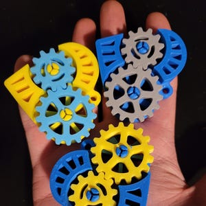 Heart Gear Fidget - Fun 3D Printed Fidget Toy