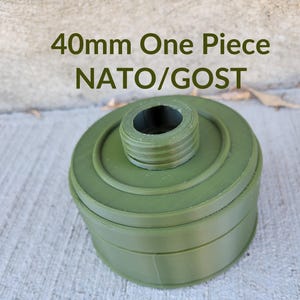 GP-5 Prop GOST/NATO 40MM Gas Mask Filter for GP5, GP7, and other gas masks Cosplay Replica Dummy filter, RealisticOnePiece Version