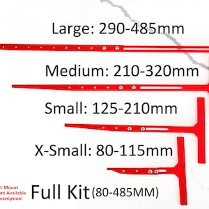 Adjustable Focusing Tools for Laser Engraver (Lengths span from 80-485mm) Fiber/Hobby/IR/CO2 Lasers