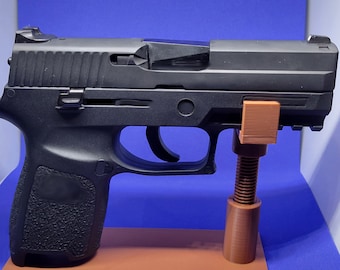 Adjustable Handgun/Pistol Stand for Displays, Safes, Photographs, etc.