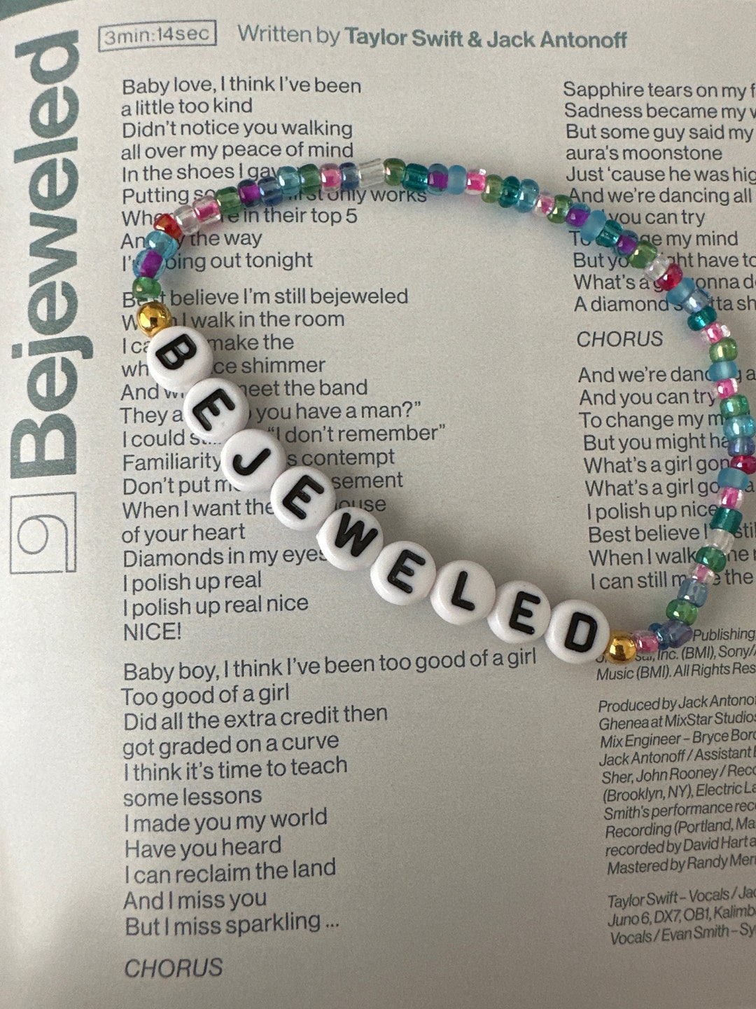 Eras Tour Friendship Bracelet X Bejeweled Etsy