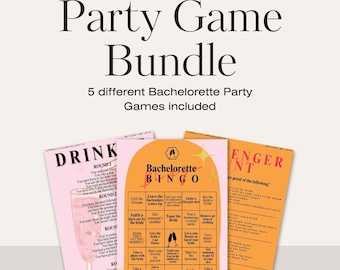 Last Rendez Bachelorette Party Game Bundle, Veuve Before Vows Scavenger Hunt, Champagne Bingo, Hen Party Games, Veuve Clicquot, Editable