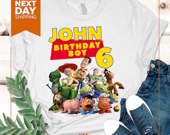 Custom Toy Story Birthday Shirt: Family Matching T-shirts