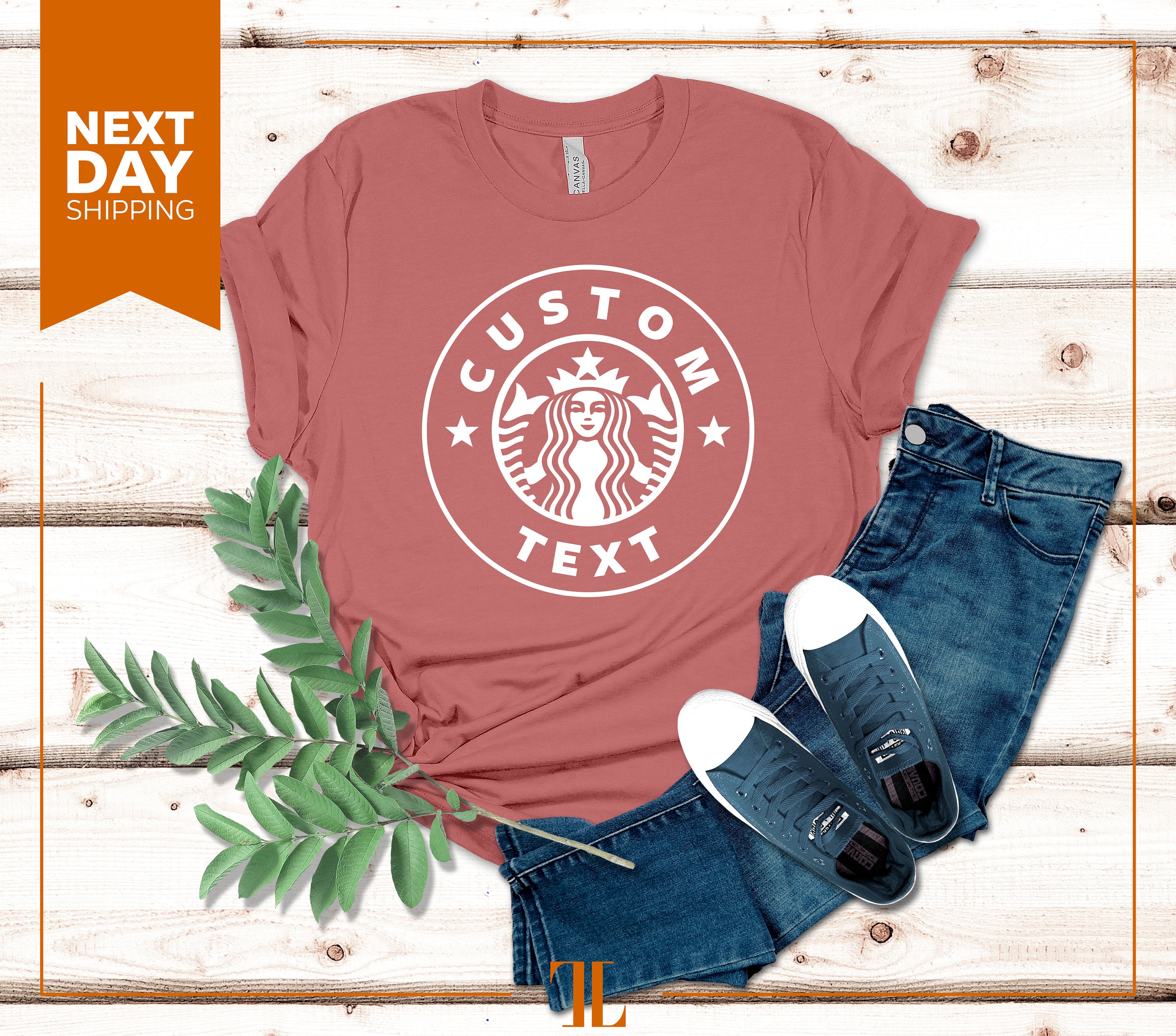 Custom Starbucks T-shirt: Personalized Coffee Shirt - Etsy
