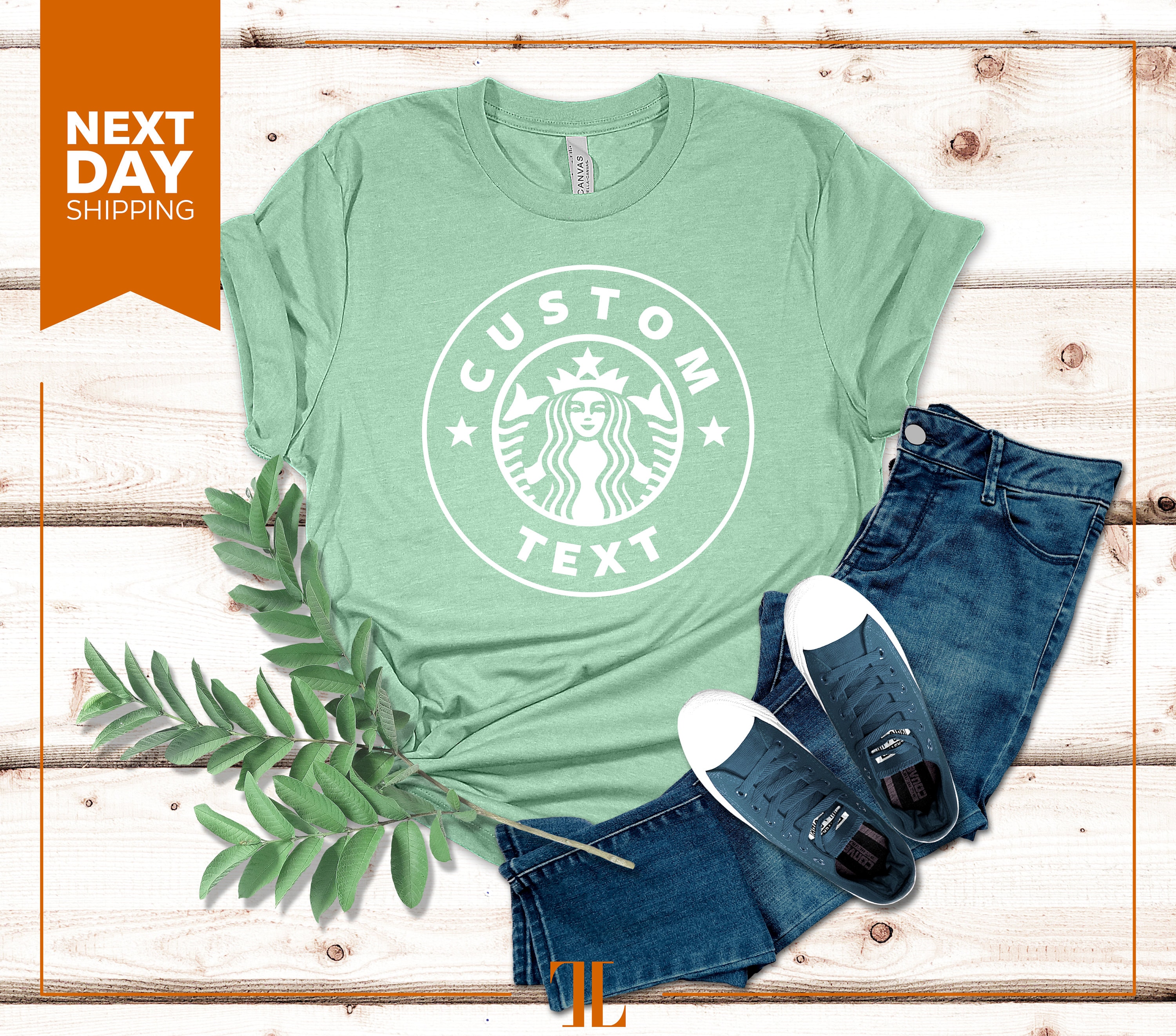 Custom Starbucks Shirt | Starbucks Custom Text | Starbucks T