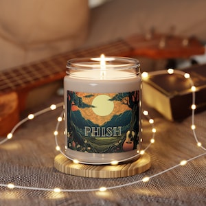 Phish Scented Candle | Phish Candle | Trey Anastasio | Phish | Jam Band Merch | Jam Band | Lot Merch