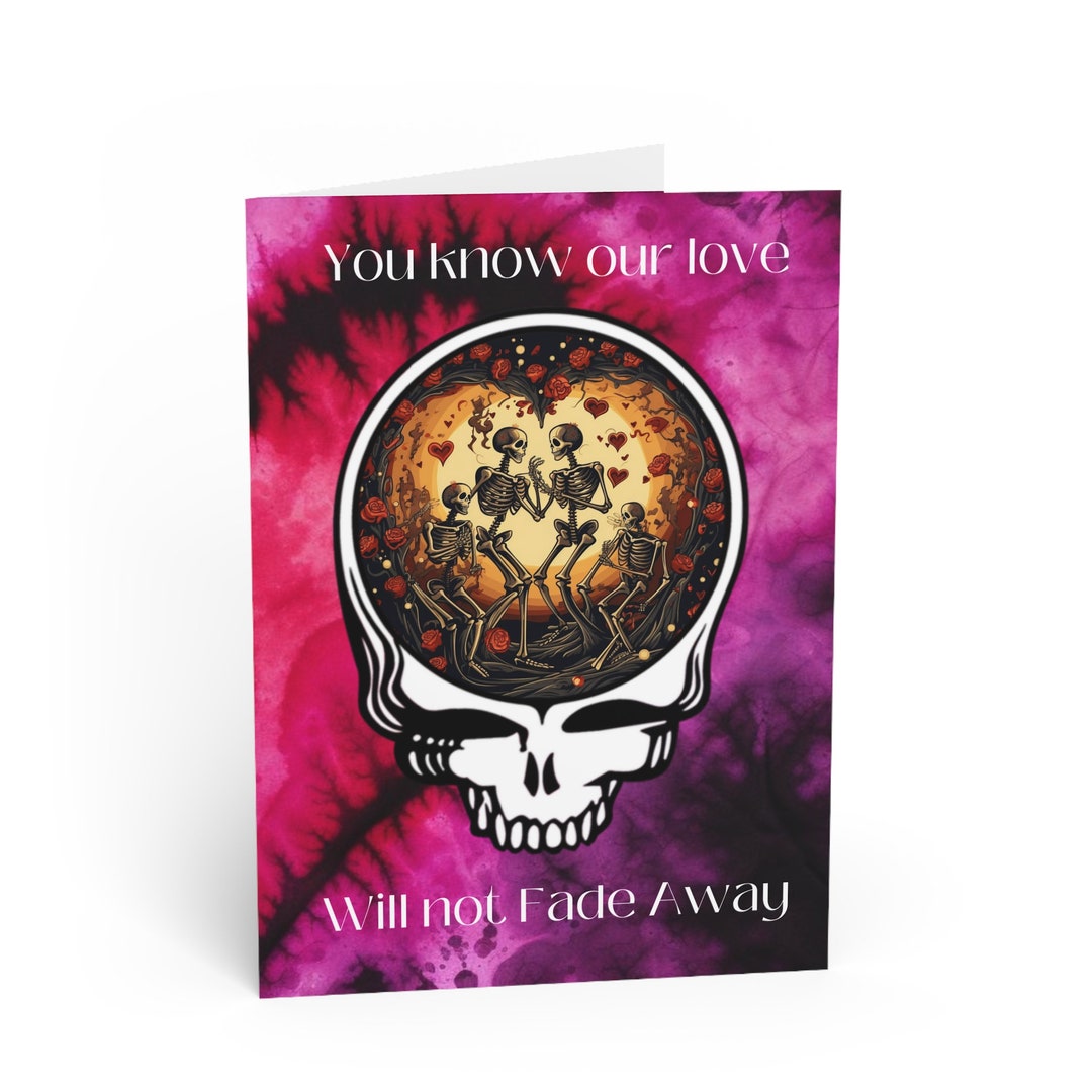 Grateful Dead Valentines Day Card Grateful Dead Valentines Day Gift Grateful Dead Dead Head