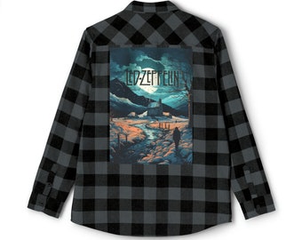 Led Zeppelin Flannel | Led Zeppelin No Quarter Inspired Flannel | Robert Plant | Jimmy Page | John Bonham | John Paul Jones | Led Zeppelin