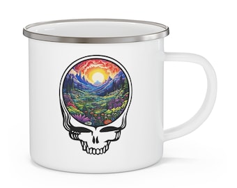 Grateful Dead Wonder of Nature Camping Mug | Grateful Dead Camping Mug | Grateful Dead | Dead Head | Jerry Garcia | Jam Band | Lot Merch