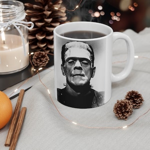 Frankenstein Mug | Halloween Gift Mug | Mary Shelley&#39;s Frankenstein Mug | Mary Shelley Mug | Frankenstein&#39;s Monster Mug | Halloween
