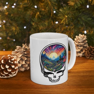 Grateful Dead Sugar Magnolia Inspired 11oz Kubek | Grateful Dead | Dead Head Gift | Jerry Garcia | Bob Weir | Phil Lesh | Jam Band