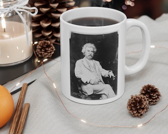 Mark Twain-mok | Mark Twain-citaten | Literatuur | Literaire mok | Auteursmok | Mark Twain | Citaten uit de literatuur