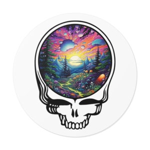 Grateful Dead 3 x 3 psychedelic Sticker