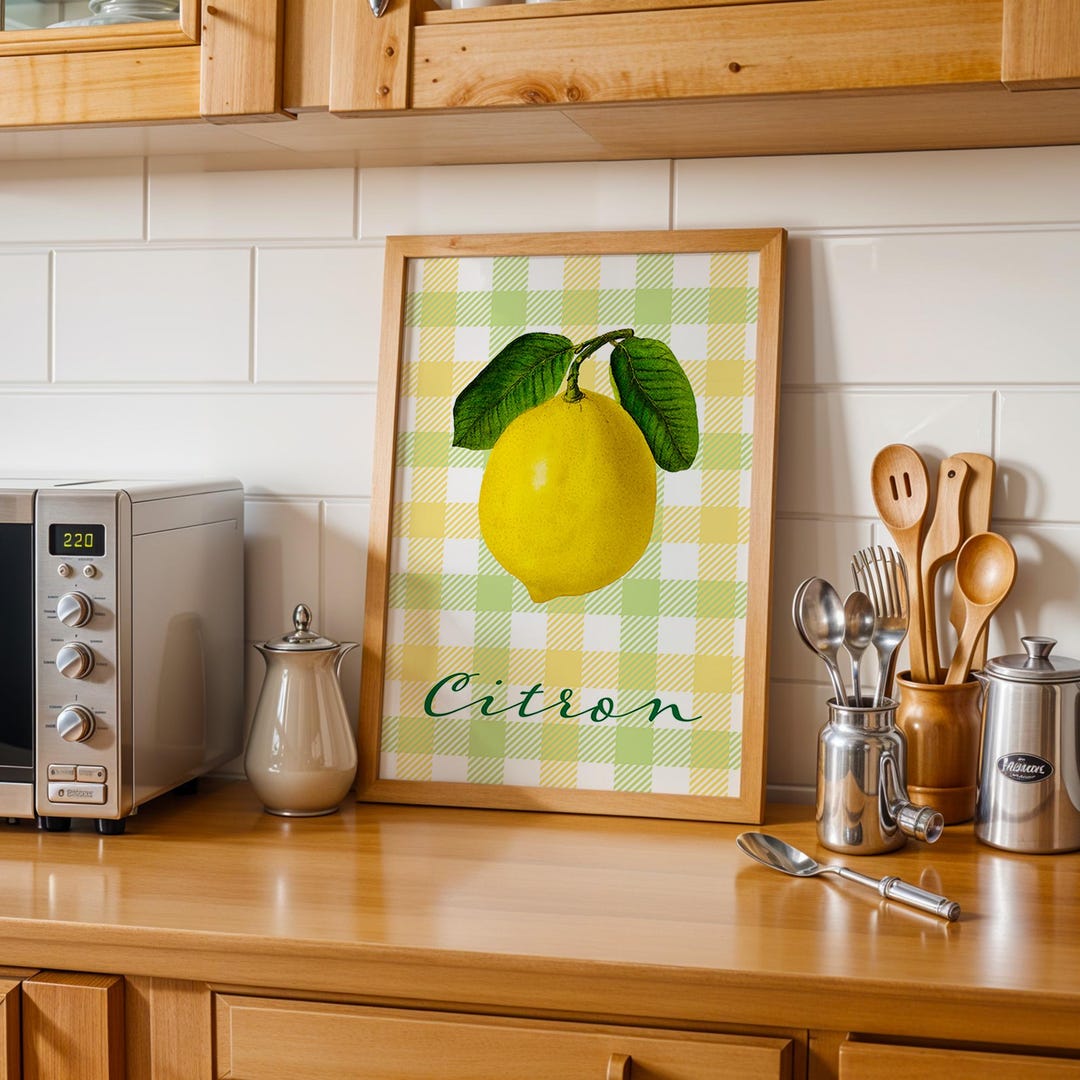 add a touch of nature to your kitchen with citrus... Lemon Kitchen Print, Botanical Citrus Limon Art (digital Download) - Etsy