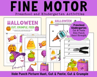 Fine Motor Worksheets for Halloween Pre-K Worksheet for Fine Motor Skills Pre K Cutting Worksheet Early Childhood Scissor Skills Activity
