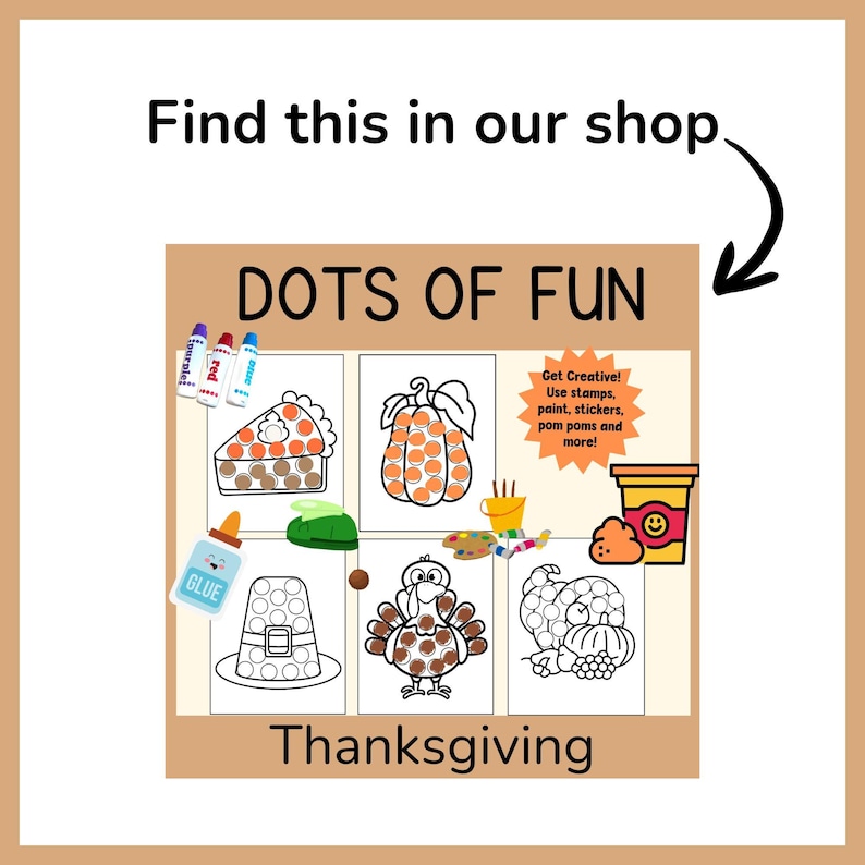 Toddler Printable Activities Fall Dot Marker Pages Preschool Activity Printable Montessori Fine Motor Activity Homeschool Toddler Activity image 6