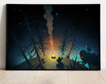 Outer Wilds Poster, Game Print, Wall Art, Gift for Gamers