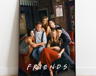 Friends Poster, Tv Series Print, Wall Art, Gift for Tv Show Fans