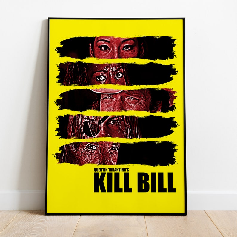Kill Bill Poster, Movie Print, Wall Art, Gift for Film Fans #2 - Etsy