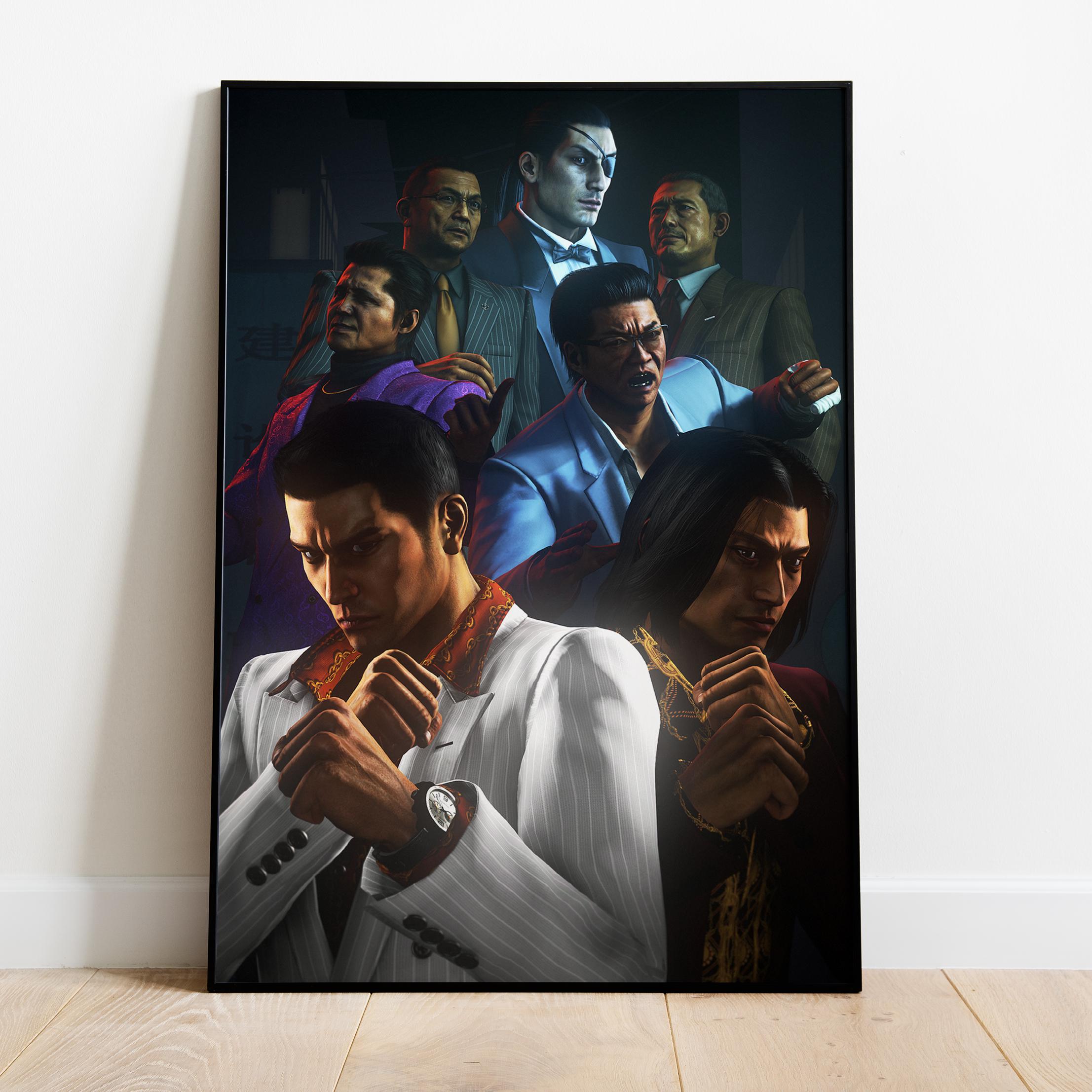 Yakuza 6 Blechschild - 20,3x30,5cm Metall-Schild - Wanddekoration Für Spielzimmer & Männerhöhle