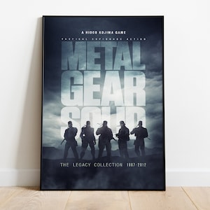 Metal Gear Solid Poster, Game Print, Wall Art, Gift for Gamers