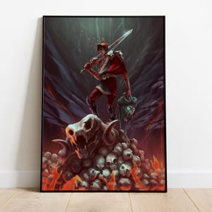 Hades Poster, Game Print, Wall Art, Gift for Gamers #2