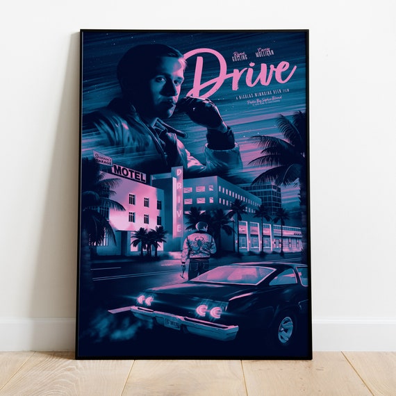 Drive Canvas Poster, Ryan Gosling Print, Movie Wall Art #2 - Etsy