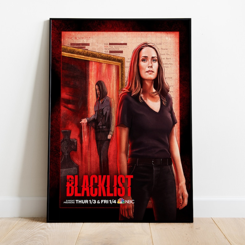 The Blacklist Poster, Tv Series Print, Wall Art, Gift for Tv Show Fans ...