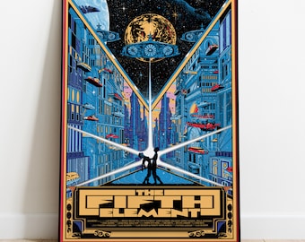 The Fifth Element Poster, Movie Print, Wall Art, Gift for Film Fans