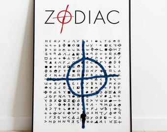 Zodiac Serial Killer Wanted Poster - Etsy 日本
